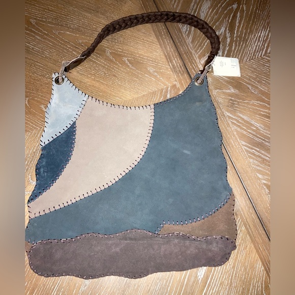 Brown Suede Patches w/ Flowers - Picture 2 of 2